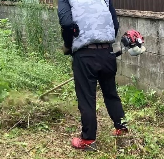 草刈作業の様子